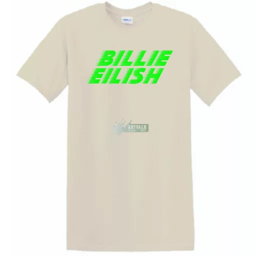 Fan - Billie Eilish rajz férfi rövid ujjú póló