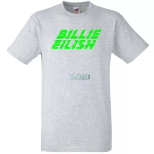 Fan - Billie Eilish rajz férfi rövid ujjú póló