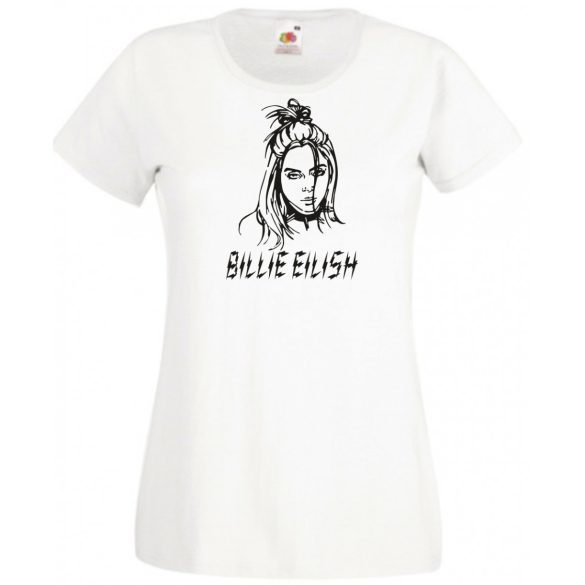 Fan - Billie Eilish rajz női rövid ujjú póló