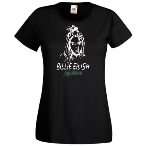 Fan - Billie Eilish rajz női rövid ujjú póló