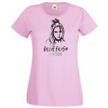 Fan - Billie Eilish rajz női rövid ujjú póló