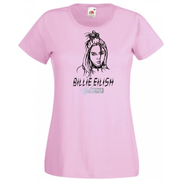 Fan - Billie Eilish rajz női rövid ujjú póló