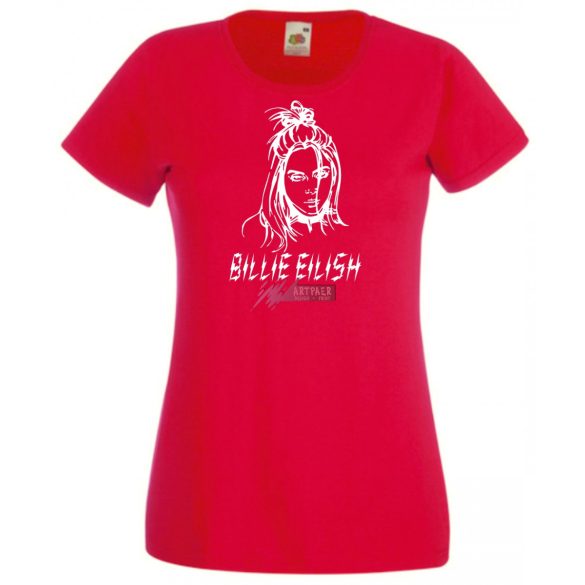 Fan - Billie Eilish rajz női rövid ujjú póló