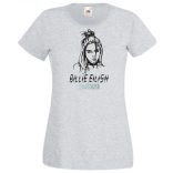 Fan - Billie Eilish rajz női rövid ujjú póló