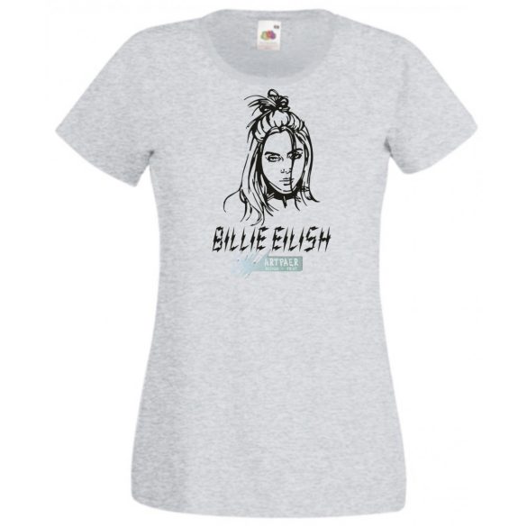 Fan - Billie Eilish rajz női rövid ujjú póló