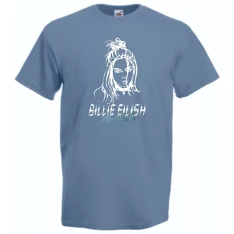 Fan - Billie Eilish rajz férfi rövid ujjú póló