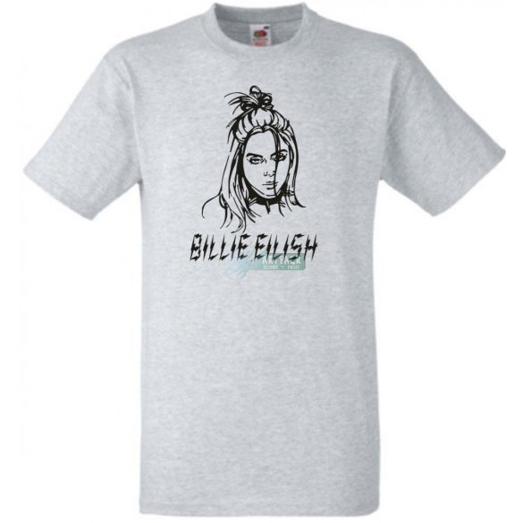 Fan - Billie Eilish rajz férfi rövid ujjú póló