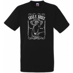 Whisky - Slash - Guns & Roses férfi rövid ujjú póló