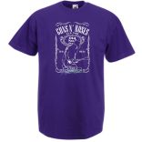 Whisky - Slash - Guns & Roses férfi rövid ujjú póló