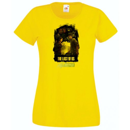 Game Fan Art III. - The Last Of Us női rövid ujjú póló