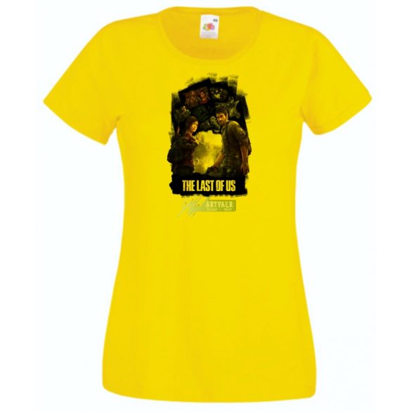 Game Fan Art III. - The Last Of Us női rövid ujjú póló
