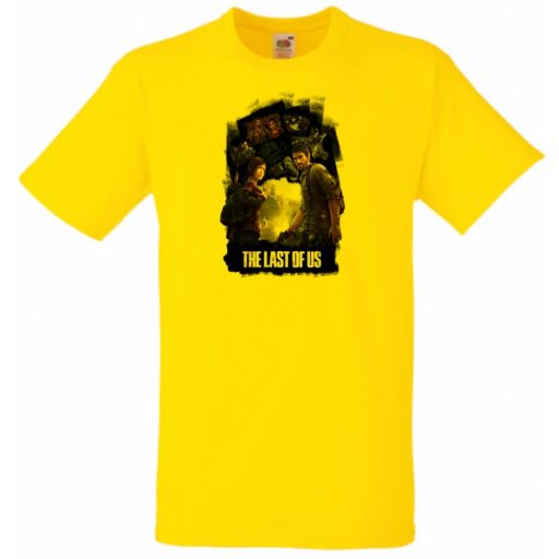 Game Fan Art III. - The Last Of Us férfi rövid ujjú póló