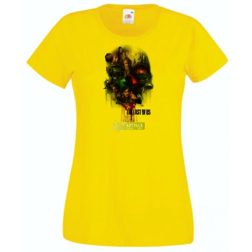 Game Fan Art IV. - The Last Of Us női rövid ujjú póló