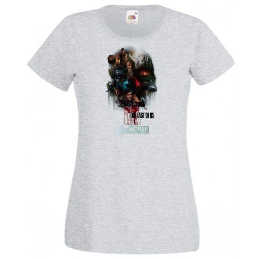 Game Fan Art IV. - The Last Of Us női rövid ujjú póló