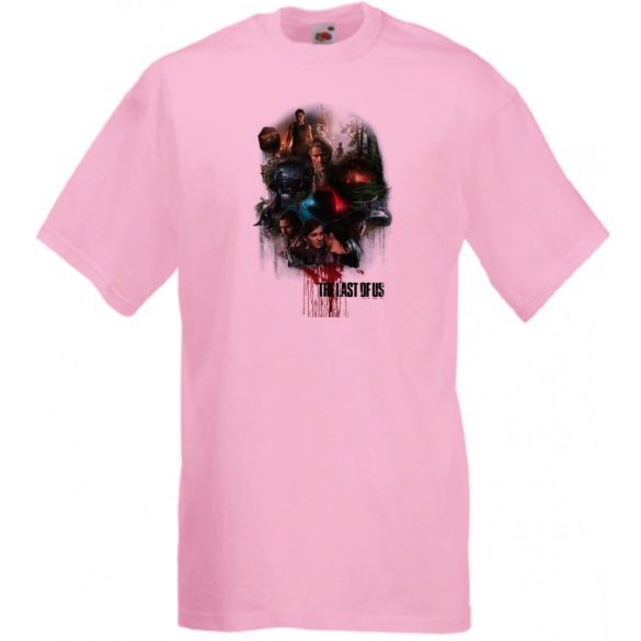 Game Fan Art IV. - The Last Of Us férfi rövid ujjú póló
