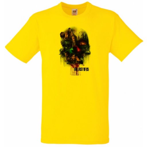 Game Fan Art IV. - The Last Of Us férfi rövid ujjú póló