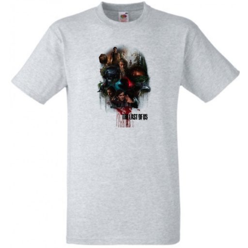 Game Fan Art IV. - The Last Of Us férfi rövid ujjú póló