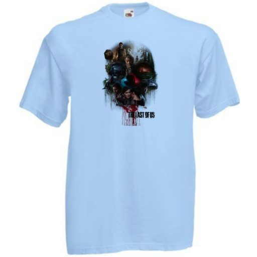 Game Fan Art IV. - The Last Of Us férfi rövid ujjú póló