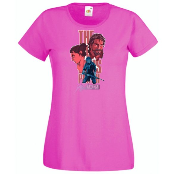 Game Fan Art V. - The Last Of Us női rövid ujjú póló