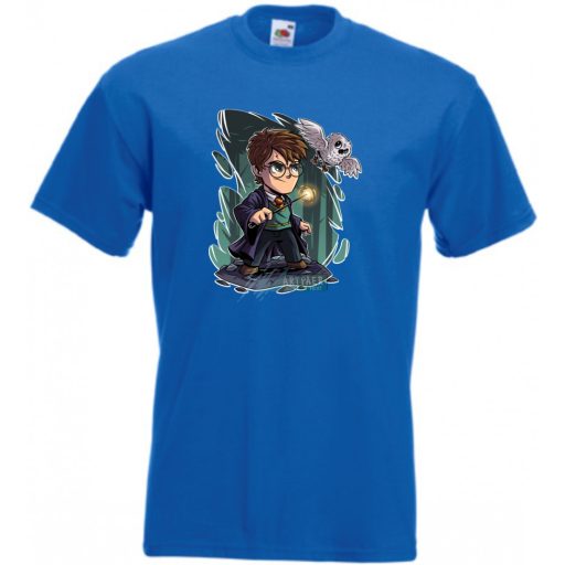 Kicsike varázsló tanonc bagollyal -C - gyerek rövid ujjú póló