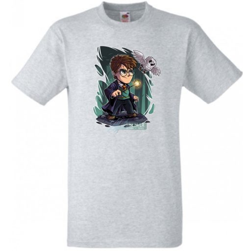 Kicsike varázsló tanonc bagollyal -C - gyerek rövid ujjú póló