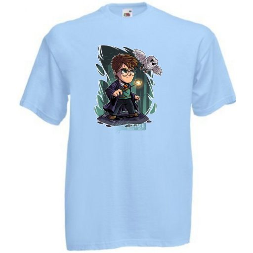 Kicsike varázsló tanonc bagollyal -C - gyerek rövid ujjú póló