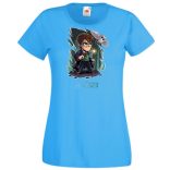 Kicsike varázsló tanonc bagollyal -C - női rövid ujjú póló