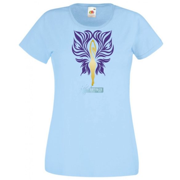 Női Design - absztrakt pillangó női rövid ujjú póló