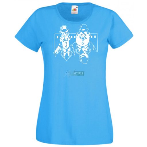 Retro film fan - Stan és Pan női rövid ujjú póló