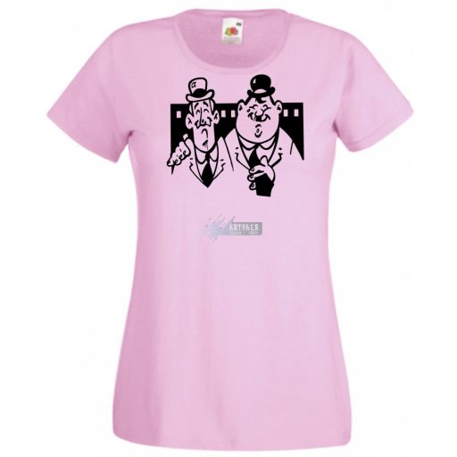 Retro film fan - Stan és Pan női rövid ujjú póló