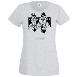 Retro film fan - Stan és Pan női rövid ujjú póló