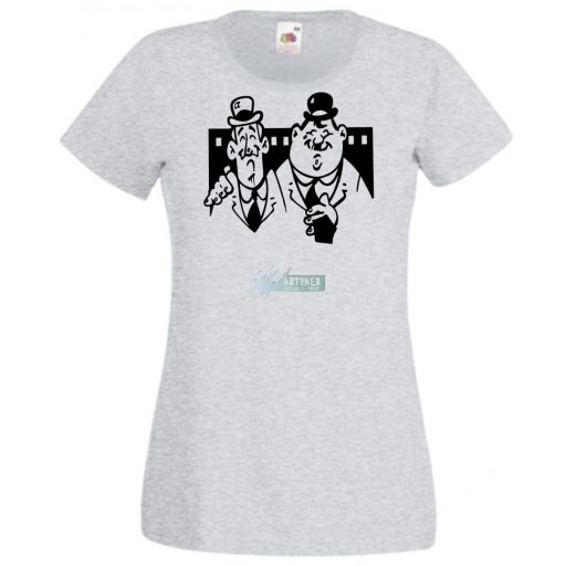 Retro film fan - Stan és Pan női rövid ujjú póló