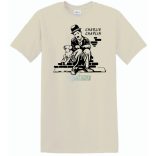 Retro film fan Charlie Chaplin -A férfi rövid ujjú póló
