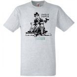 Retro film fan Charlie Chaplin -A férfi rövid ujjú póló