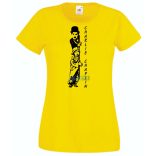 Retro film fan Charlie Chaplin -B női rövid ujjú póló