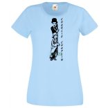 Retro film fan Charlie Chaplin -B női rövid ujjú póló