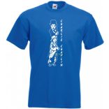 Retro film fan Charlie Chaplin -B férfi rövid ujjú póló