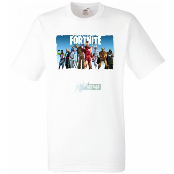 Game fan Nexus War - Hősök, Vasember, Groot - Fortnite stílus -A gyerek rövid ujjú póló