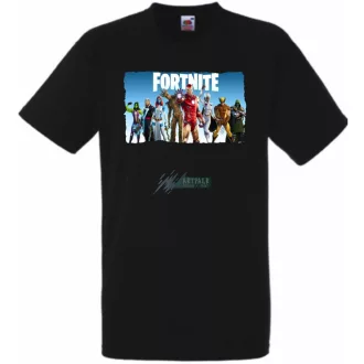   Game fan Nexus War - Hősök, Vasember, Groot - Fortnite stílus -A férfi rövid ujjú póló
