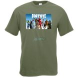Game fan Nexus War - Hősök, Vasember, Groot - Fortnite stílus -A férfi rövid ujjú póló