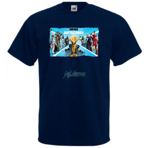 Game fan Nexus War - Hősök, Vasember, Groot - Fortnite stílus -B gyerek rövid ujjú póló