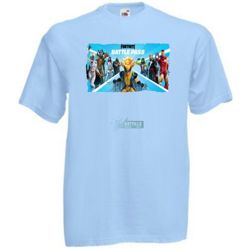 Game fan Nexus War - Hősök, Vasember, Groot - Fortnite stílus -B gyerek rövid ujjú póló