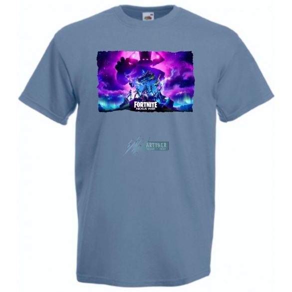 Game fan Nexus War - Hősök - Fortnite stílus -A férfi rövid ujjú póló