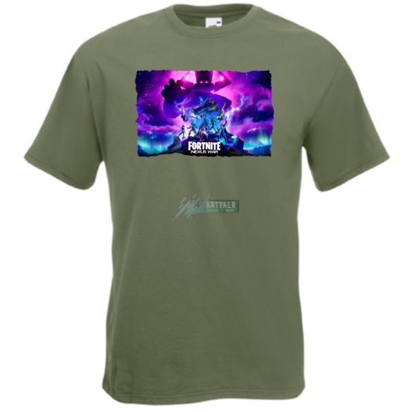 Game fan Nexus War - Hősök - Fortnite stílus -A férfi rövid ujjú póló