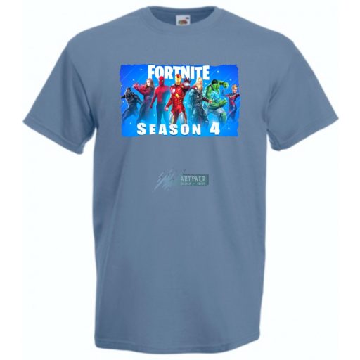 Game fan Nexus War - Hősök - Fortnite stílus -A férfi rövid ujjú póló