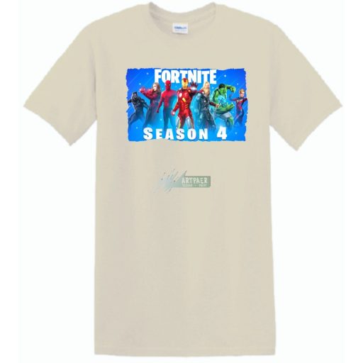 Game fan Nexus War - Hősök - Fortnite stílus -A férfi rövid ujjú póló