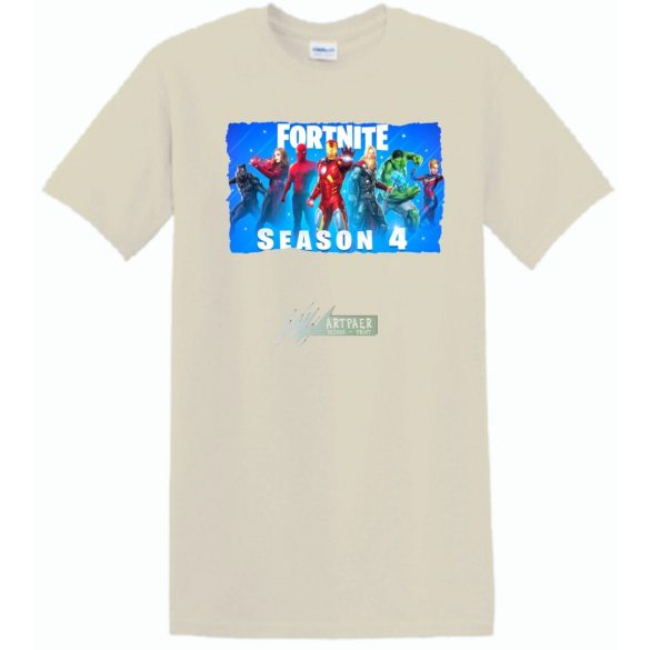 Game fan Nexus War - Hősök - Fortnite stílus -A férfi rövid ujjú póló