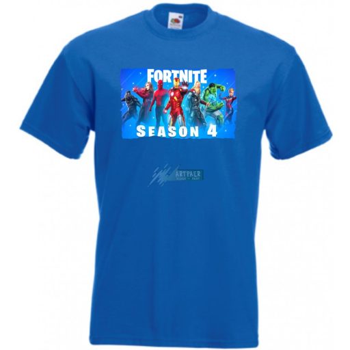 Game fan Nexus War - Hősök - Fortnite stílus -A férfi rövid ujjú póló