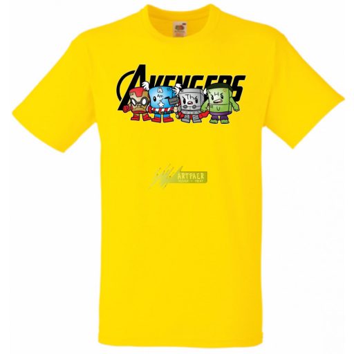 Humor Periódus Tábla elemei - Avengers gyerek rövid ujjú póló