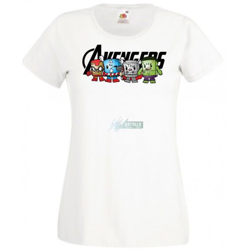 Humor Periódus Tábla elemei - Avengers női rövid ujjú póló